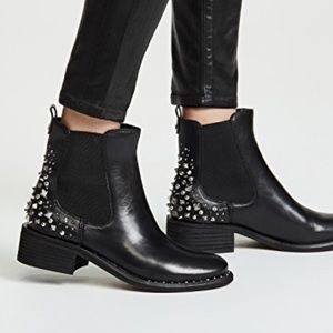 Sam Edelman Dover Black Studded Chelsea Boot